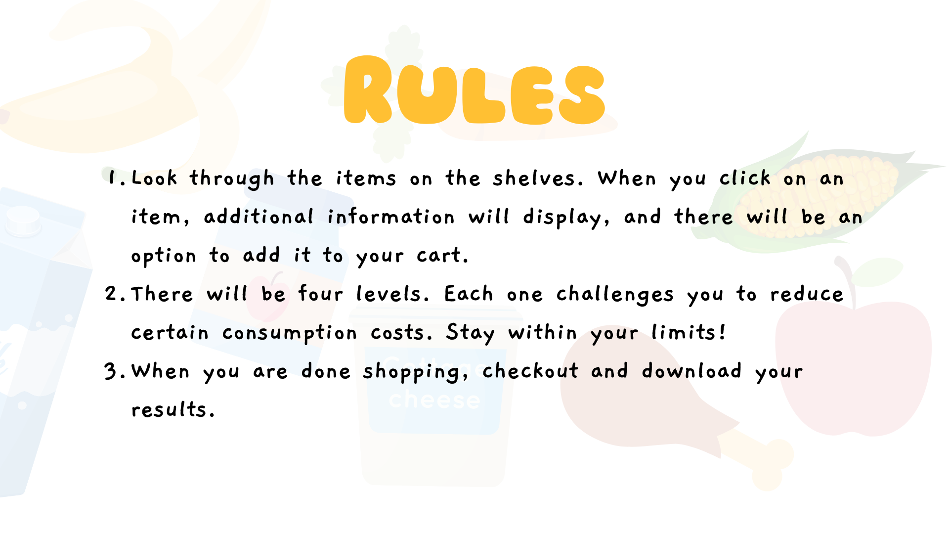 An Image of the Games Rules