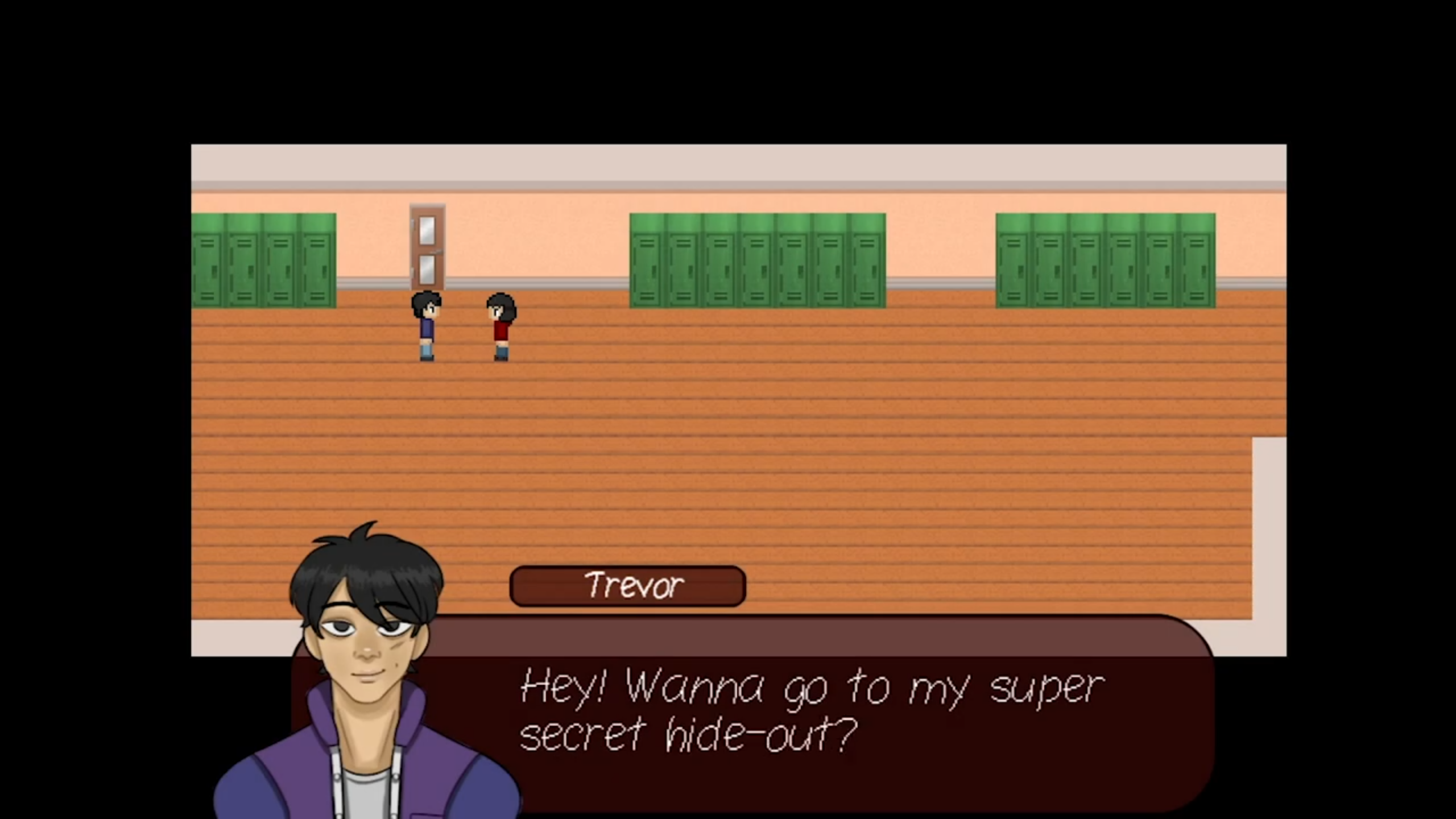 An Image of a Cutscene With Trevor Speaking